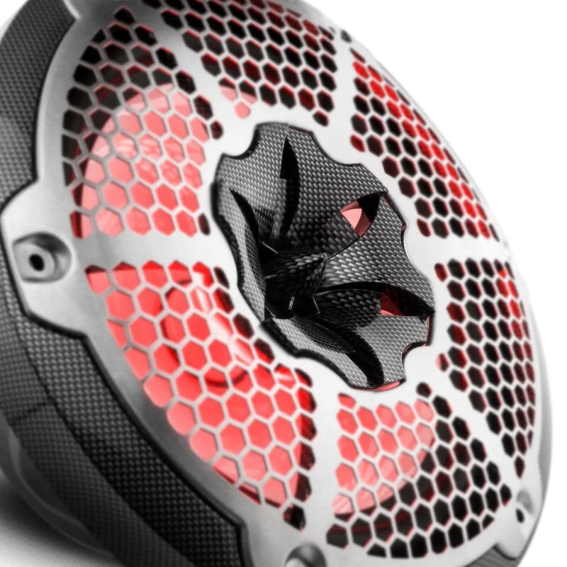 DS18 NXL-M Series Speaker w/ RGB LED Lights 10in 2-Way 200 Watts RMS 4 ohm Black Carbon Fiber - Additional View 5