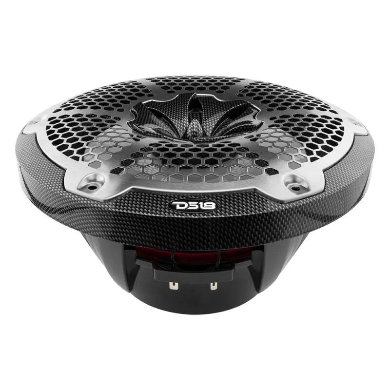 DS18 NXL-M Series Speaker w/ RGB LED Lights 10in 2-Way 200 Watts RMS 4 ohm Black Carbon Fiber - Additional View 7