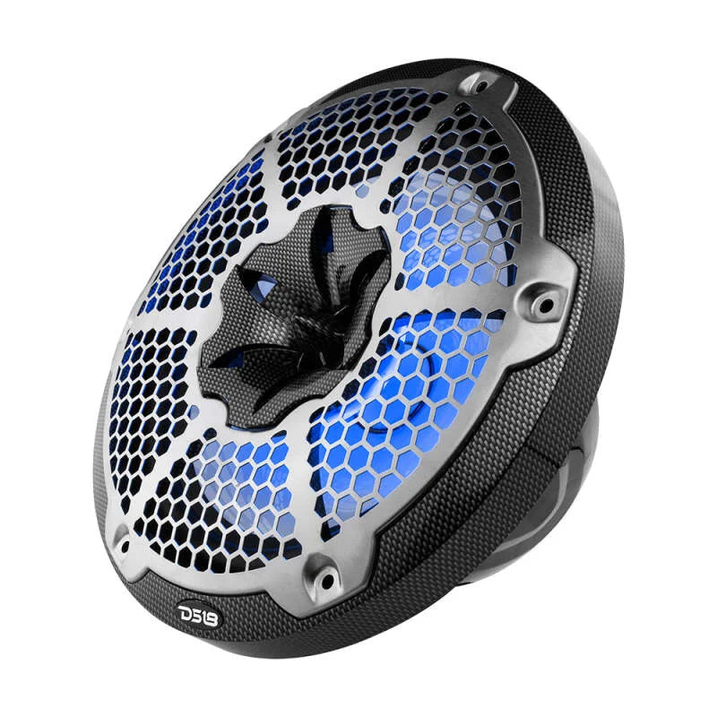 DS18 NXL-M Series Speaker w/ RGB LED Lights 10in 2-Way 200 Watts RMS 4 ohm Black Carbon Fiber - Additional View 8