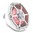 Load image into Gallery viewer, DS18 NXL-M Series Speaker w/ RGB LED Lights 6.5in 2-Way 100 Watts RMS 4 ohm White w/ Cover - Main Product View