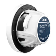 Load image into Gallery viewer, DS18 NXL-M Series Speaker w/ RGB LED Lights 6.5in 2-Way 100 Watts RMS 4 ohm White w/ Cover - Additional View 6