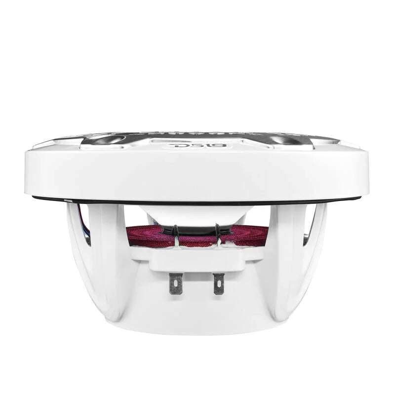 DS18 NXL-M Series Speaker w/ RGB LED Lights 6.5in 2-Way 100 Watts RMS 4 ohm White w/ Cover - Additional View 11