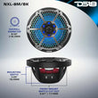 Load image into Gallery viewer, DS18 NXL-M Series Speaker w/ RGB LED Lights 8in 2-Way 125 Watts RMS 4 ohm Black - Additional View 6