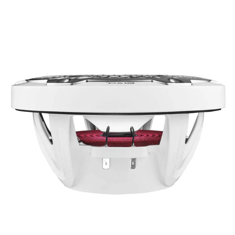 DS18 NXL-M Series Speaker w/ RGB LED Lights 8in 2-Way 125 Watts RMS 4 ohm White w/ Cover - Main Product View