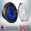 Load image into Gallery viewer, DS18 NXL-M Series Speaker w/ RGB LED Lights 8in 2-Way 125 Watts RMS 4 ohm Black Crbn Fiber w/ Cover - Additional View 5