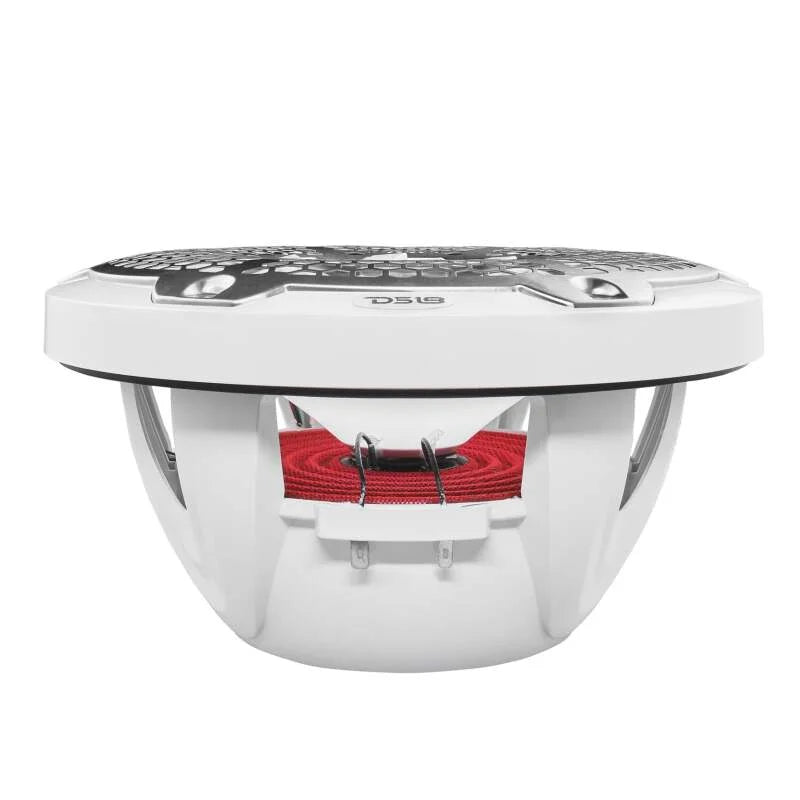 DS18 NXL-M Series Spkr w/ RGB LED Lights 10in 2-Way 200 Watts RMS 4 ohm Wht Grill Detached w/ Cover - Additional View 10