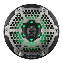 Load image into Gallery viewer, DS18 NXL-M Series Spkr w/ RGB LED Lights 6.5in 2-Way 100 Watts RMS 4 ohm Blk Grill Detached w/ Cover - Additional View 12