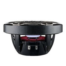 Load image into Gallery viewer, DS18 NXL-M Series Spkr w/ RGB LED Lights 6.5in 2-Way 125 Watts RMS 4 ohm Black Crbn Fiber w/ Cover - Side View