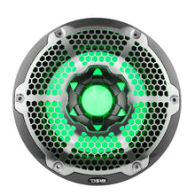 Load image into Gallery viewer, DS18 NXL Marine Subwoofer With RGB LEDs 10in 300 Watts RMS 4 ohm SVC Black Carbon Fiber - Installation View