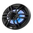 Load image into Gallery viewer, DS18 NXL Series Coaxial Marine Speaker w RGB Lights 6x9in 2-Way 125 Watts RMS 4 ohm Black w Cover - Additional View 7