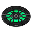 Load image into Gallery viewer, DS18 NXL Series Coaxial Marine Speaker w RGB Lights 6x9in 2-Way 125 Watts RMS 4 ohm Black w Cover - Additional View 9