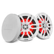 Load image into Gallery viewer, DS18 NXL Series Coaxial Marine Speaker w/ RGB Lights 6.5in 2-Way 100 Watts RMS 4 ohm White - Installation View