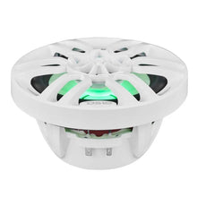 Load image into Gallery viewer, DS18 NXL Series Coaxial Marine Speaker w/ RGB Lights 6.5in 2-Way 100 Watts RMS 4 ohm White - Additional View 5