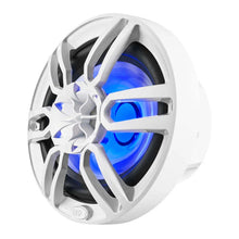 Load image into Gallery viewer, DS18 NXL Series Coaxial Marine Speaker w/ RGB Lights 6x9in 2-Way 125 Watts RMS 4 ohm White - Installation View
