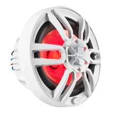 Load image into Gallery viewer, DS18 NXL Series Coaxial Marine Speaker w/ RGB Lights 6x9in 2-Way 125 Watts RMS 4 ohm White - Additional View 7