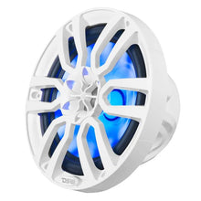 Load image into Gallery viewer, DS18 NXL Series Coaxial Marine Speaker w/ RGB Lights 8in 2-Way 125 Watts RMS 4 ohm White - Additional View 5