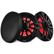 Load image into Gallery viewer, DS18 NXL Series Coaxial Marine Speaker w/ RGB Lights 10in 2-Way 200Watts RMS 4 ohm Black w/ Cover - Additional View 5