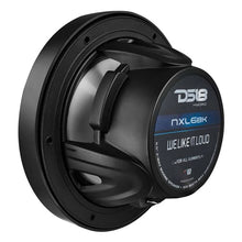Load image into Gallery viewer, DS18 NXL Series Coaxial Marine Speakers w/ RGB Lights 6.5in 2-Way 100 Watts RMS 4 ohm Black - Main Product View