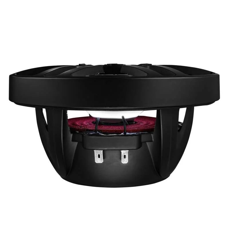 DS18 NXL Series Coaxial Marine Speakers w/ RGB Lights 6.5in 2-Way 100 Watts RMS 4 ohm Black - Side View