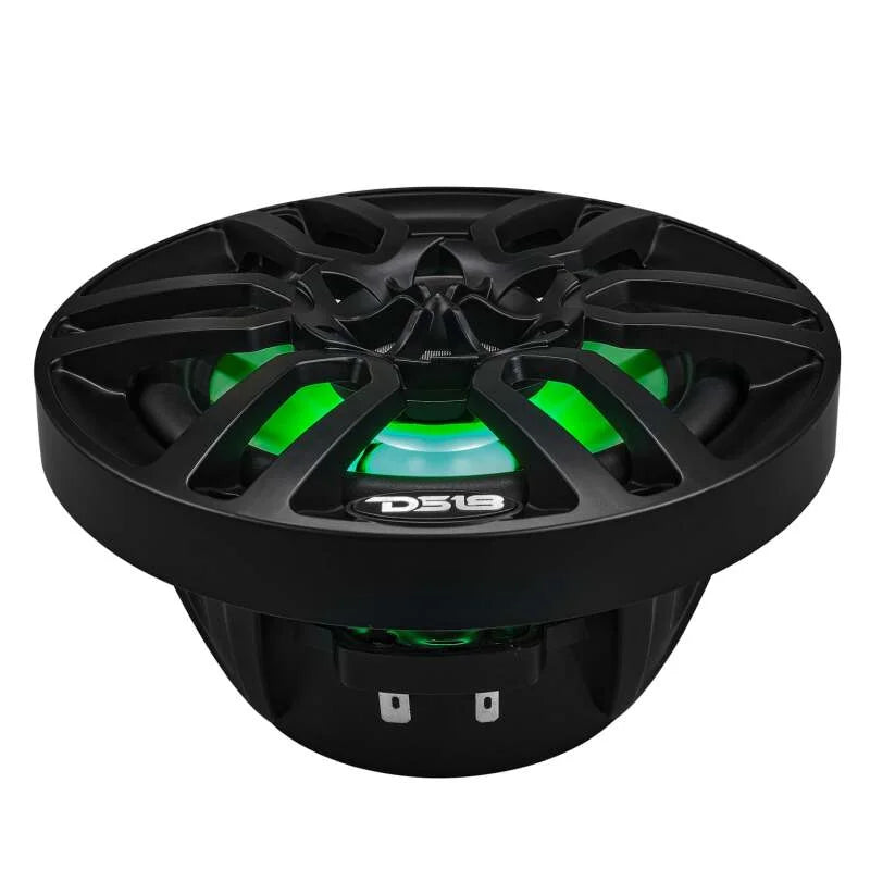 DS18 NXL Series Coaxial Marine Speakers w/ RGB Lights 6.5in 2-Way 100 Watts RMS 4 ohm Black - Installation View