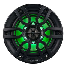 Load image into Gallery viewer, DS18 NXL Series Coaxial Marine Speakers w/ RGB Lights 6.5in 2-Way 100 Watts RMS 4 ohm Black - Additional View 6