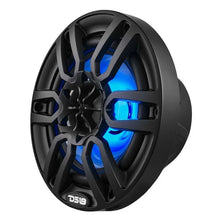 Load image into Gallery viewer, DS18 NXL Series Coaxial Marine Speakers w/ RGB Lights 6.5in 2-Way 100 Watts RMS 4 ohm Black - Additional View 7