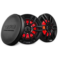 Load image into Gallery viewer, DS18 NXL Series Coaxial Marine Speakers w/ RGB Lights 6.5in 2-Way 100 Watts RMS 4 ohm Black - Additional View 9