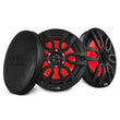 Load image into Gallery viewer, DS18 NXL Series Coaxial Marine Speakers w/ RGB Lights 8in 2-Way 125 Watts RMS 4 ohm Black - Additional View 8