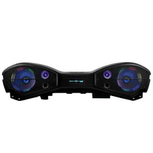 Load image into Gallery viewer, DS18 Overhead Soundbar w/ 2x 8in Speakers &amp; 2x 3.8in Tweeters Included w/ LEDs fits 2024+ Jeep JL / JLU / JT - Back View