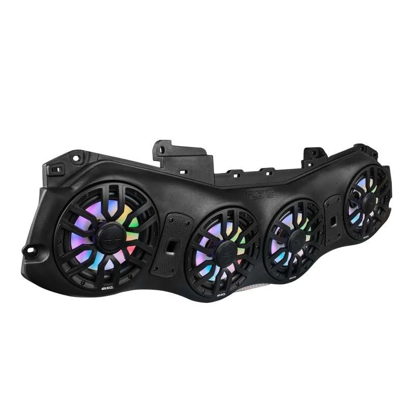 DS18 Overhead Soundbar w/ Speakers (2 x NXL-IQ8/BK) and LEDs fits 2024+ JL / JLU / JT - Additional View 7