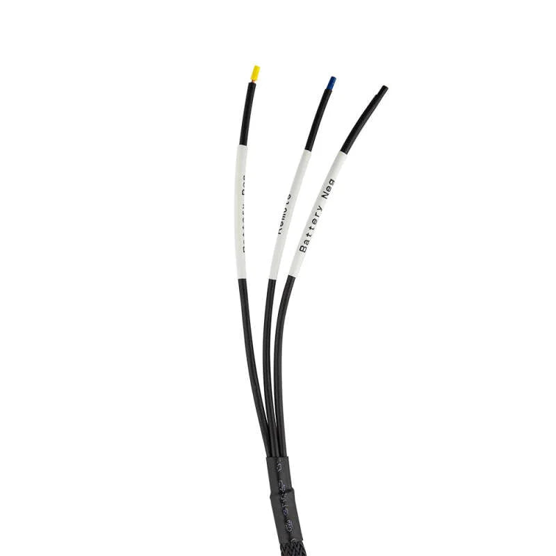 DS18 Plug and Play Harness For Harley Davidson For DS18 Amp Connection w/ Factory Radio - Back View