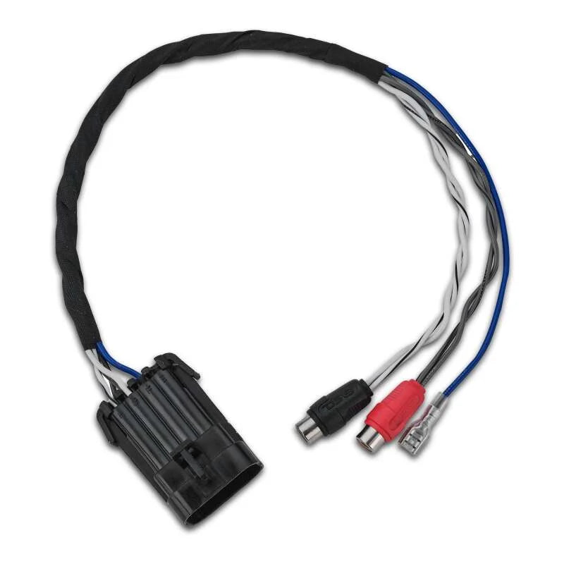 DS18 Plug and Play Harness For OEM Ride Command For 2-CH RCA Audio Signal and Remote Turn-on - Detail View