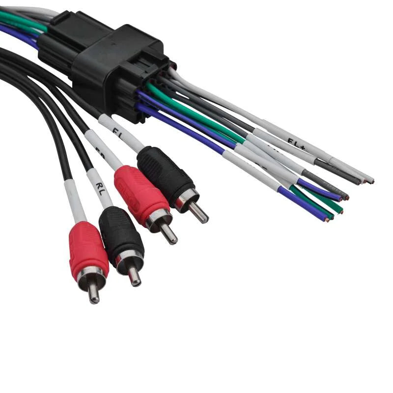 DS18 Plug and Play Harness For OEM Ride Command For 4-CH RCA Audio Signal and Remote Turn-on - Main Product View