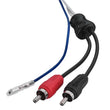 Load image into Gallery viewer, DS18 Plug and Play Harness For OEM Ride Command For Subwoofer RCA Signal and Remote Turn-on - Side View
