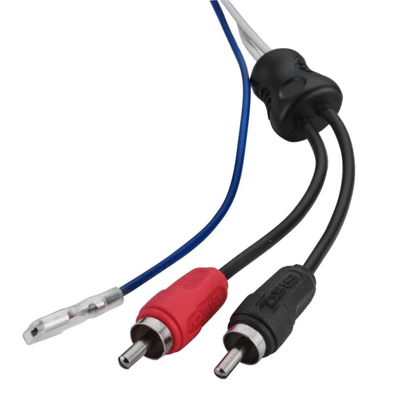 DS18 Plug and Play Harness For OEM Ride Command For Subwoofer RCA Signal and Remote Turn-on - Side View
