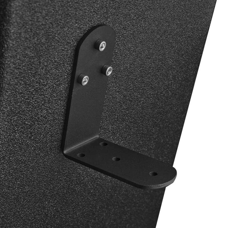 DS18 Polaris RZR 10in Subwoofer Enclosure w/EXL-X10.2D Subwoofer- Black Finish- Acrylic Window- LED - Main Product View