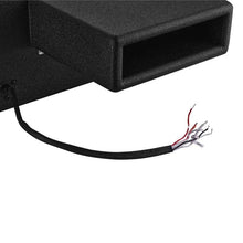 Load image into Gallery viewer, DS18 Polaris RZR 10in Subwoofer Enclosure w/EXL-X10.2D Subwoofer- Black Finish- Acrylic Window- LED - Installation View