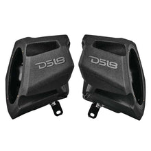 Load image into Gallery viewer, DS18 Polaris RZR Front Kick Panel Pods Enclosure Fits 2x 6.5in Speakers - Side View
