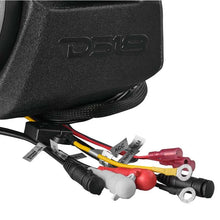 Load image into Gallery viewer, DS18 Polaris RZR Front Kick Panel Pods Loaded Enclosure 2x 6.5in Spkr Built-in Amp + Twtr Bluetooth - Side View