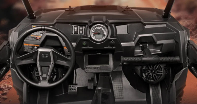 DS18 Polaris RZR Front Kick Panel Pods Loaded Enclosure 2x 6.5in Spkr Built-in Amp + Twtr Bluetooth - Additional View 5