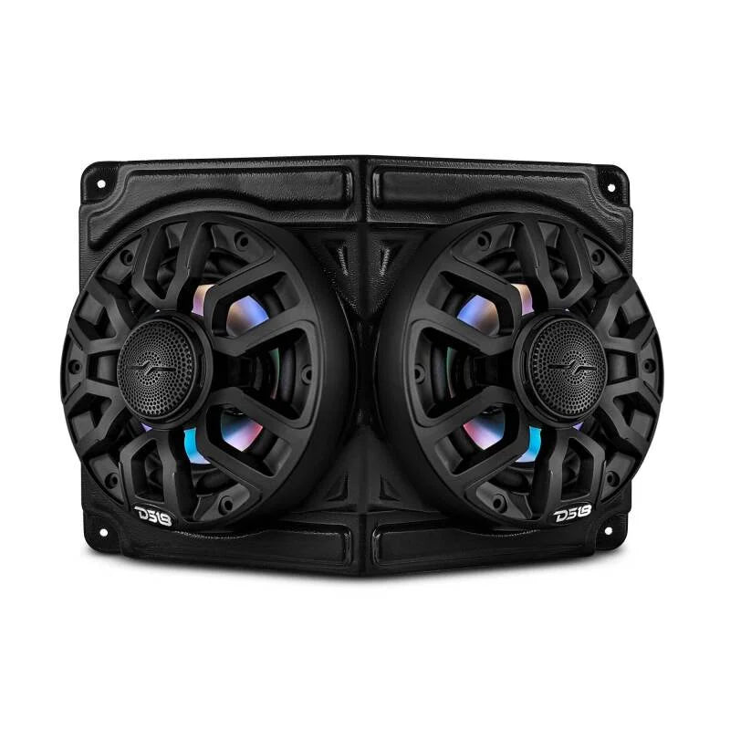 DS18 Polaris RZR Overhead Flat Mount Pod Universal Fits 2x6.5in Speakers (Speakers Not Included) - Side View