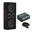 Load image into Gallery viewer, DS18 Ported Enclosure w/ PRO-X8M &amp; PRO-TWX2/FRP-1.2K4 (Not Incl)/Cable/Terminal Incl- Black Carpet - Main Product View