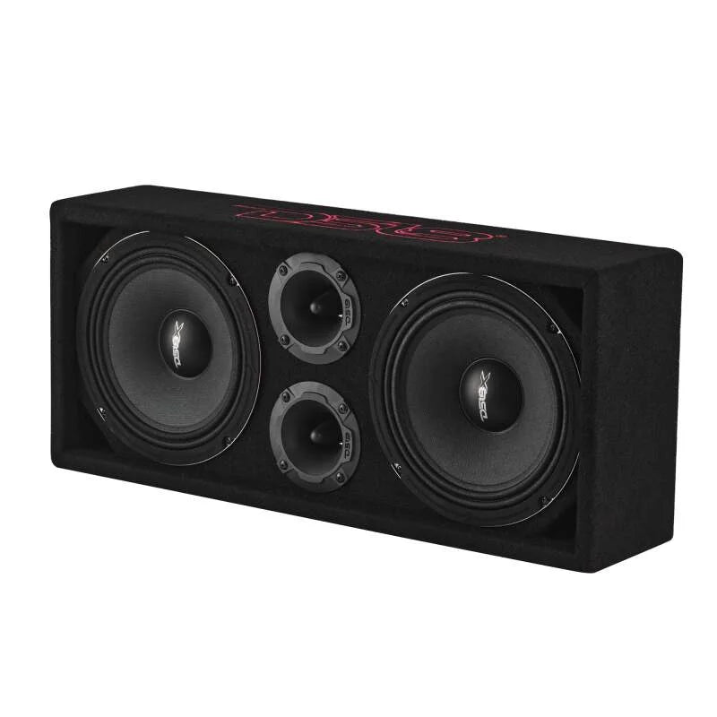 DS18 Ported Enclosure w/ PRO-X8M & PRO-TWX2/FRP-1.2K4 (Not Incl)/Cable/Terminal Incl- Black Carpet - Additional View 9