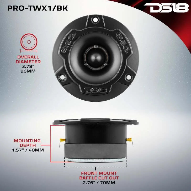 DS18 Pro-X Package w/ Pair of PRO-X8.4BM and a Pair of PRO-TW1X/BK - Additional View 7