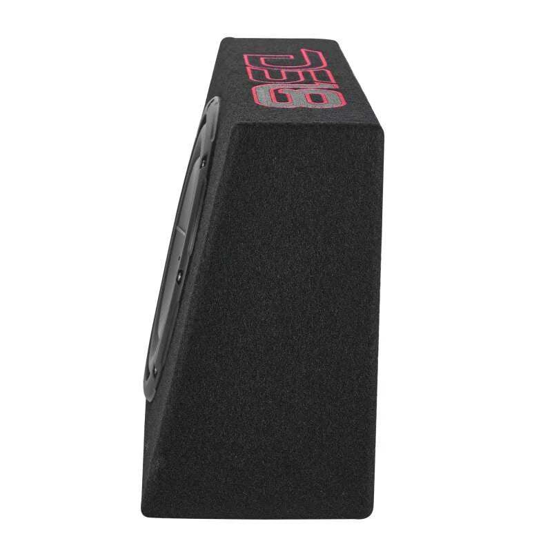 DS18 Single 10in Shallow Enclosure w/ Subwoofer 350 Watts RMS Sealed Black Carpet - Additional View 6