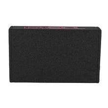 Load image into Gallery viewer, DS18 Single 10in Shallow Enclosure w/ Subwoofer 350 Watts RMS Sealed Black Carpet - Additional View 8