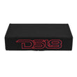 Load image into Gallery viewer, DS18 Single 10in Shallow Enclosure w/ Subwoofer 350 Watts RMS Sealed Black Carpet Amplified - Additional View 6