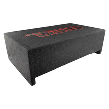 Load image into Gallery viewer, DS18 Single 10in Shallow Subwoofer &amp; Enclosure 300 Watt RMS Downfiring Sealed Black Carpet Amplified - Additional View 5