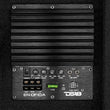 Load image into Gallery viewer, DS18 Single 10in Shallow Subwoofer &amp; Enclosure 300 Watt RMS Downfiring Sealed Black Carpet Amplified - Additional View 6