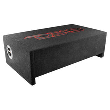 Load image into Gallery viewer, DS18 Single 10in Shallow Subwoofer and Enclosure 300 Watts RMS Downfiring Sealed Black Carpet - Additional View 7
